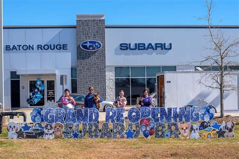 Subaru baton rouge - Save some time and conveniently schedule your next service appointment today! Our helpful staff is always available to answer any questions about purchasing a new or used car, financing, car loans, car repair, or car parts. Call Baldwin Subaru today or stop by our dealership located at 1730 N Highway 190. 